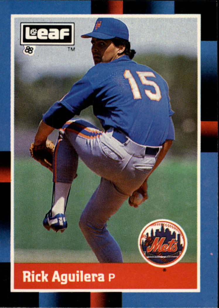 1988 Leaf/Donruss Baseball Cards       231     Rick Aguilera